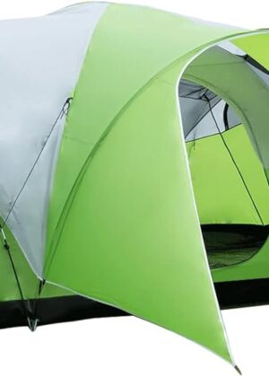 8/10 Person Camping Tent with Porch, Large Family Tents for Camping Includes Rainfly & Carry Bag, Easy Setup Dome Tents for Outdoor Camping Picnic Backyard