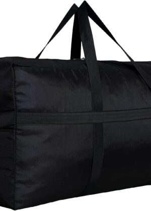 Extra Large Storage Duffle Bag with Zippers and Handles, Big Foldable Duffle Bag for Travel