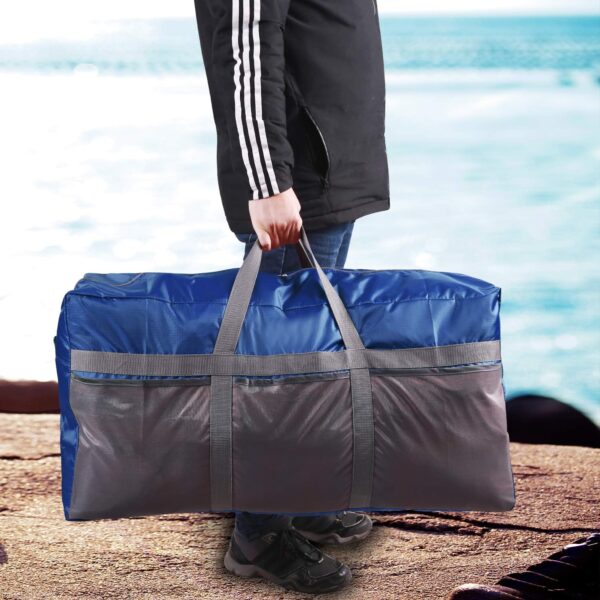Foldable Travel Bag, Large Sports Bag, 75L/96L/100L, Lightweight Waterproof Tote Bag - Image 2